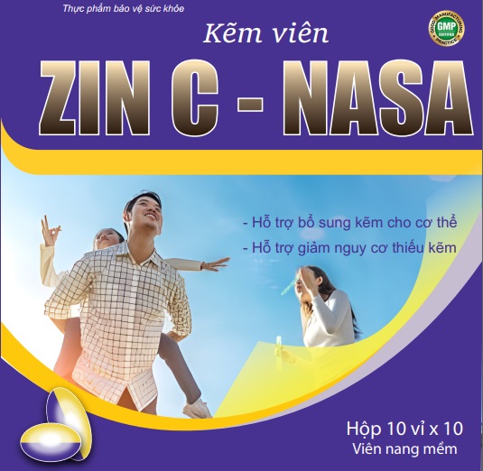 Thực phẩm bảo vệ sức khỏe Kẽm viên ZINC-NASA