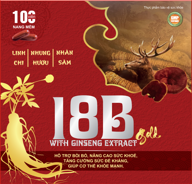 18B WITH GINSENG EXTRACT - Gold